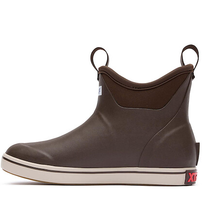 XTRATUF Women’s 6” Brown Fleece Lined Ankle Deck Boot - XWAB900T