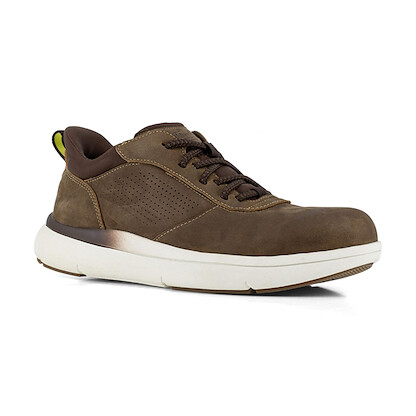 FLORSHEIM WORK  Men's Fleet Work Composite Toe Athletic Work Shoe Brown - FS2782