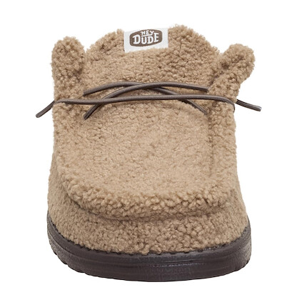 HEYDUDE Wally Slip Sherpa Timber Wolf Size 7, Men’s Shoes, Slip-on Mules, Comfortable & Light-Weight