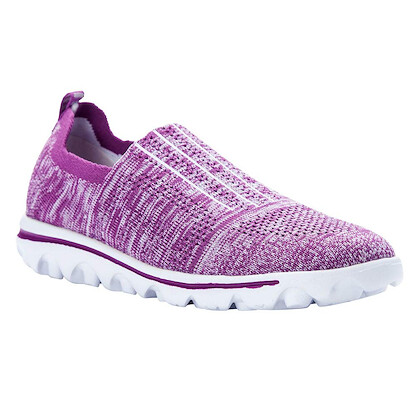 Propet Women's TravelActiv Stretch Shoe Berry - WAT024MBRY