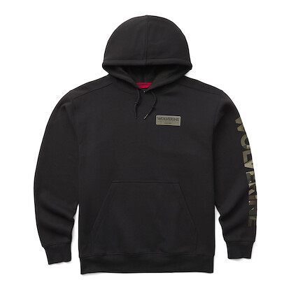 Wolverine Men's Novelty Black Camo Hoody BK GRPH - W1214070-990