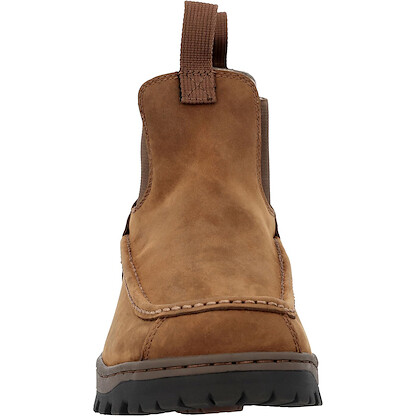 Rocky Men's Outback LTE Moc Toe Chelsea Outdoor Boot Brown - RKS0706