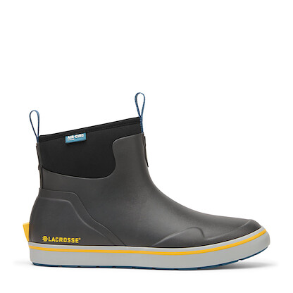 LaCrosse Men's 6"  Waterproof Alpha Deck Boots Dark Shadow - 621206