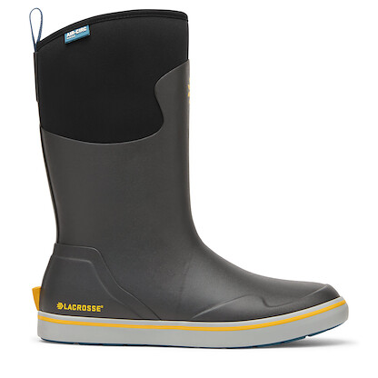 LaCrosse Men's 12" Waterproof Alpha Deck Boots Dark Shadow - 621304