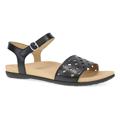 Dansko Women's Jodie Sandal Black Calf - 6224100200