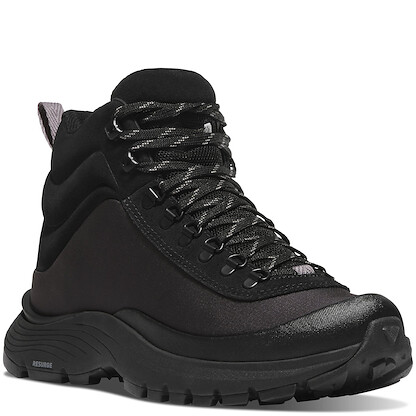 Danner Men's 4" Trail Trainer Mid Hiking Boot Black/Black - 65455