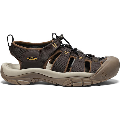 KEEN Men's Newport H2 Sandals Java/Golden Yellow - 1028514