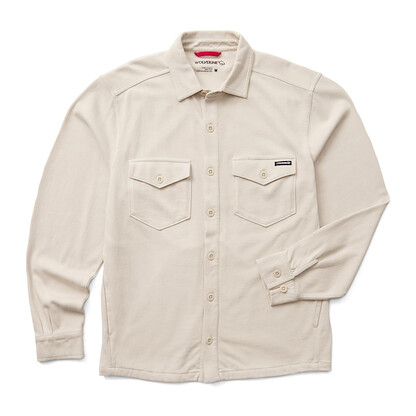 Wolverine Harbor Jersey Overshirt Stone