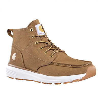 Carhartt Men's Haslett Soft Toe ESD Chukka Work Boot Brown Canvas  - FS4084-M