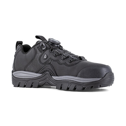DC Work Crew Men's Navigator Composite Toe Work Shoe Black/Dark Gray - DC60701