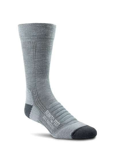 Farm to Feet Unisex American Trail Damascus Light Targeted Cushion Crew Hiking Socks Charcoal - 8985-015
