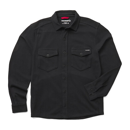 Wolverine Harbor Jersey Overshirt Black