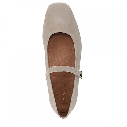 Vionic Women's Alameda Lucid Beige 8 Wide