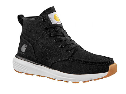 Carhartt Men's Haslett Moc Toe Canvas Chukka Black Textile - FS4071-W
