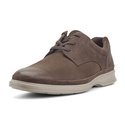 Rockport Men's Dressports 2 Go Plain Toe, Dark Brown, 9 Wide