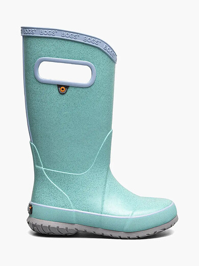 BOGS Unisex Kid's Rainboot Glitter Aqua - 72399-441