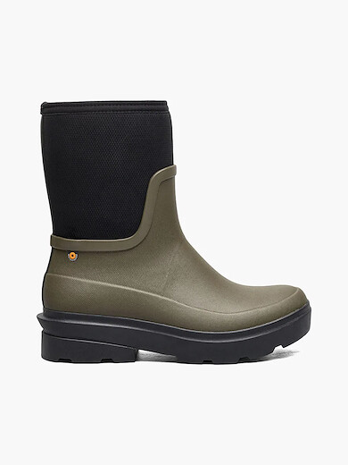 BOGS Women's Hazel Mid Zip Rain Boot Olive - 73360-303