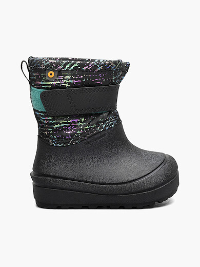 BOGS Unisex kids' Snow Shell Metallic Stripe Boots Black - 73450I-009