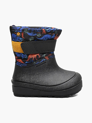 BOGS Unisex Kids Snow Shell Real Dino Boots Black Multi - 73451I-009