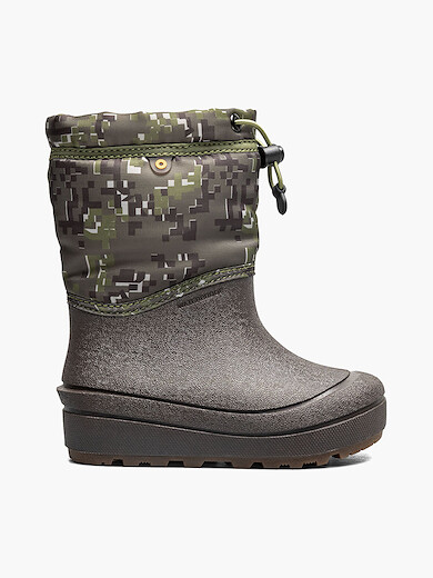 BOGS Unisex Kids' Snow Shell Crafted Camo Olive Multi - 73553-302