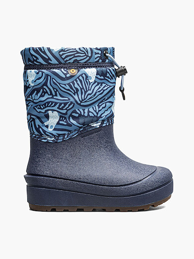 BOGS Unisex Kids' Snow Shell Friendly Yeti Navy Multi - 73554-492
