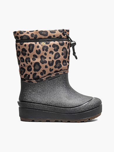 BOGS Unisex Kids' Snow Shell Leopard Black Multi - 73557-009
