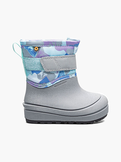 BOGS Unisex Kids' Snow Shell-Mountains Light Gray Multi - 73573I-066