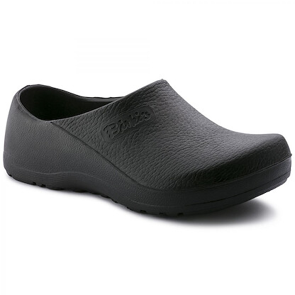 BIRKENSTOCK Unisex Profi-Birki Clog Black Polyurethane (regular width) - 0074011