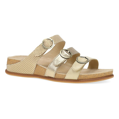Dansko Women's Campbell Sandal Gold Multi Leather - 7802300300