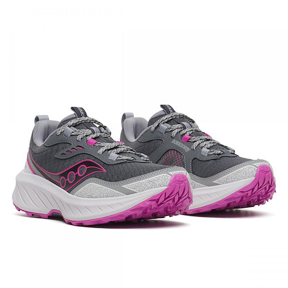 Saucony Women's Excursion TR18 Carbon/Mulberry Trail Running Shoe - S101007-1003