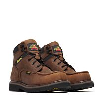 Thorogood Men's 6" Jobsite Series Composite Toe Waterproof Work Boot Brown Crazy Horse - 804-4170