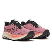 Saucony Women's Peregrine 16 Mauve/Salmon Trail Hiking Shoes - S11066-141