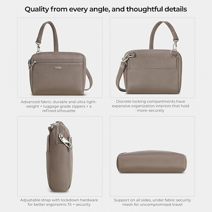 Travelon Anti-Theft Classic Convertible Crossbody & Waist Pack