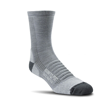 Farm to Feet Unisex American Trail Damascus Full Cushion 3/4 Crew Hiking Socks Charcoal - 1749-015