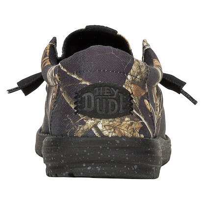 Hey Dude Wally Realtree Edge Colors Black/Camo Size M8, Men’s Shoes, Men's Slip-on Loafers, Comfortable & Light-Weight