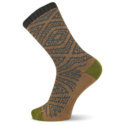 Merrell Brushed Crew Socks 1 Pair, Brown, Medium/Large