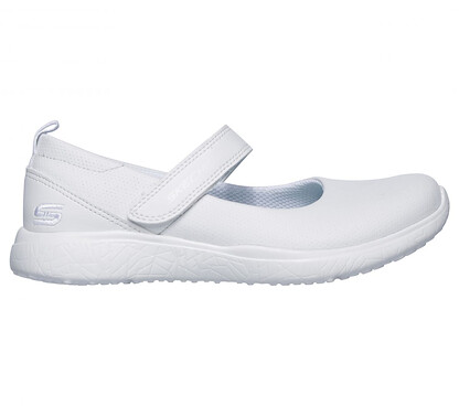 Skechers Girls' Microburst - Scholar Holler Maryjane White - 82224L-WHT