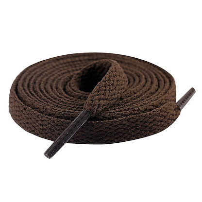 27-inch Replacement Flat Shoe Laces Brown (1 Pair) - 27-FLAT BROWN