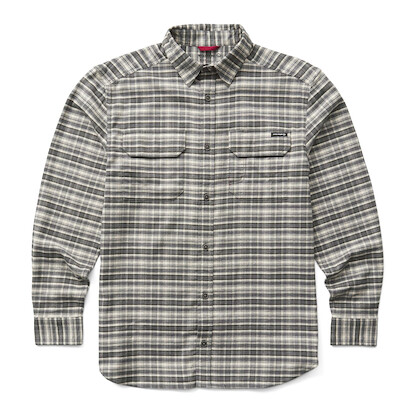Wolverine Men's Stretch Flannel Greystone Long Sleeve Shirt - W1213970-053