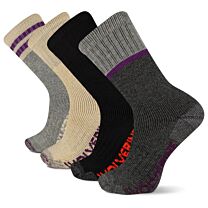 Wolverine Men's Wilderness Thermal Boot Crew Socks Grey Assorted (4 pairs) - WWM40014B4B2001-GYAST