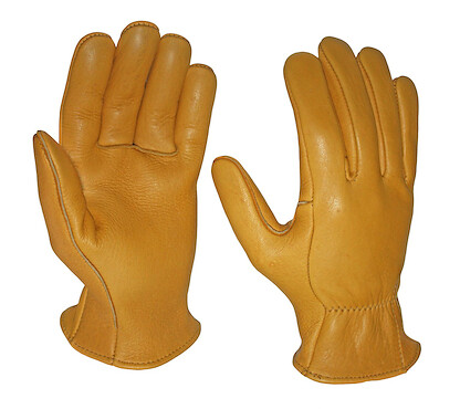Churchill Mens Heavy Elkskin Work Gloves 439EB (11)