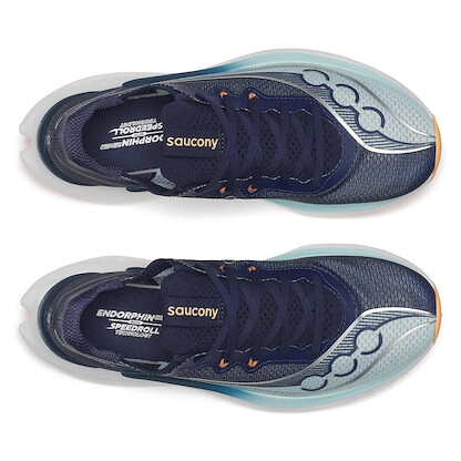Saucony Women's Endorphin Pro 5 Running Shoe, Spa/Naval, 7