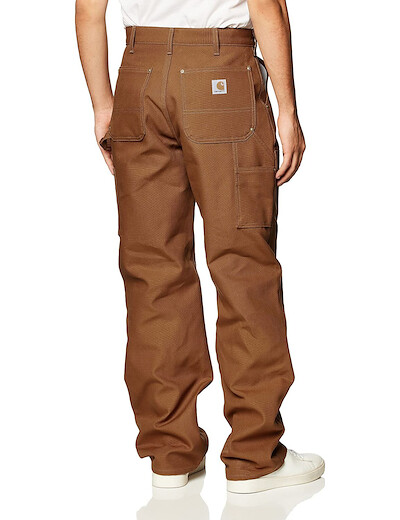 Carhartt Men's Big & Tall Firm Duck Double Front Work Dungaree