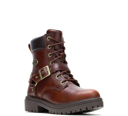 Harley-Davidson Women's Sienna Brown Lace Boot - D84877