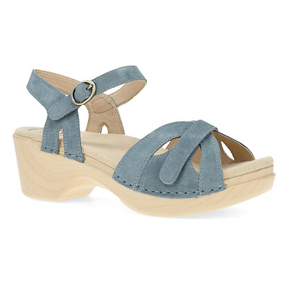 Dansko Women's Season Sandal Denim Suede - 9849711400