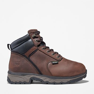 Timberland PRO Men's 6" Jigsaw Steel Toe Internal Met Guard Work Boot Brown - TB0A1WT9214
