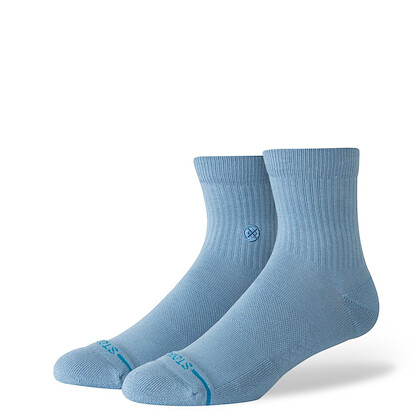 Stance Unisex Icon Quarter Socks Windward Blue - A356A21IQT-WIB
