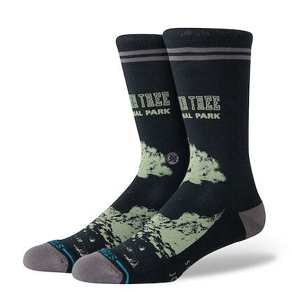 Stance Unisex Joshua Tree NPF Crew Socks Black - A555A26JNP-BLK