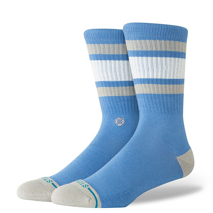Stance Unisex Boyd St Crew Socks Capri Blue - A556A20BOS-CAP