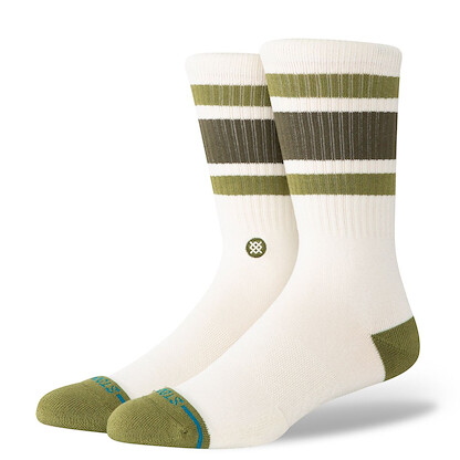 Stance Unisex Boyd St Crew Socks Military Green - A556A20BOS-MGN